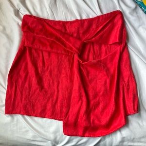 Zara hot pink mini skirt